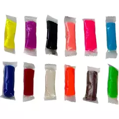 MASSA PARA MODELAR CRIATIVA LEAO 120G COM 12 CORES MAIS 2 MOLDES - MAGIC KIDS (ARE) - 001881 na internet