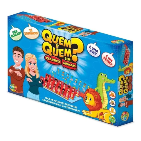 JOGO QUEM E - 2 EM 1 - GGB PLAST (ARE) - 003264 - comprar online