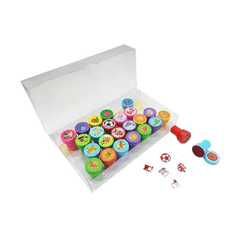 CARIMBO AUTO ENTINTADO INFANTIL TEMAS SORTIDOS 3 - TOY MIX - 003360