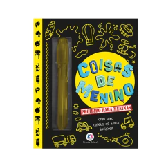 MEU DIARIO MAGICO - COISAS DE MENINO COM CANETA DE TINTA INVISIVEL - CIRANDA CULTURAL (L) - 001183 - comprar online