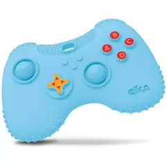 MORDEDOR INFANTIL CONTROLE GAMEPAD AZUL - ELKA (ARE) - 001807 na internet