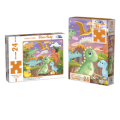 QUEBRA-CABECA DINO BABY 24 PECAS - PAIS E FILHOS - 000103