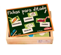 FICHAS PARA DITADO - CARIMBRAS - 001100 na internet
