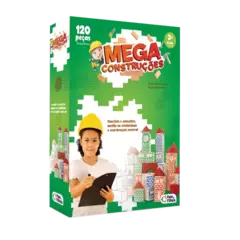 MEGA CONSTRUCOES 120 PCS - MADEIRA - PAIS E FILHOS - 004104 na internet