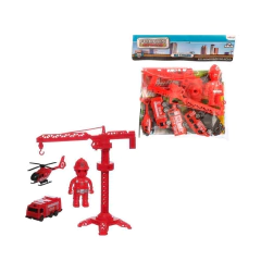 TAPETE PLASTICO BOMBEIROS EM ACAO FORCAS ESPECIAIS 4 CARROS MAIS ACESSORIOS 50 X 50CM - 003188 - comprar online