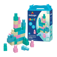 BLOKIT CANDY COLORS 24 PECAS - XALINGO - 001707 - comprar online