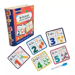QUEBRA-CABECA ESCREVE E APAGUE BRINCANDO COM OS NUMEROS - BATE BUMBO - 000146 na internet