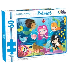 QUEBRA-CABECA SEREIAS - 60 PECAS - PAIS E FILHOS - 583501 na internet