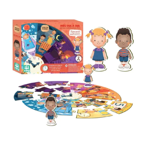 QUEBRA-CABECA MEU DIA A DIA EM MADEIRA - 20 PECAS - NIG - 002294 - comprar online