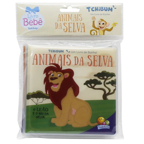 TCHIBUM UM LIVRO DE BANHO - ANIMAIS DA SELVA - TODOLIVRO (L) - 000533