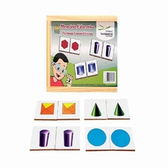 MEMORIA EDUCATIVA FORMAS GEOMETRICAS C/40 PCS - FUNDAMENTAL - 009006