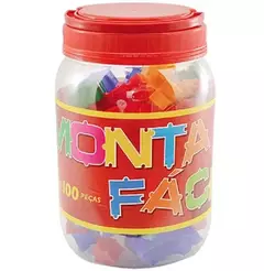 MONTA FACIL POTE C/ 100 PCS - PLASTICO - PAIS E FILHOS - 003789 na internet