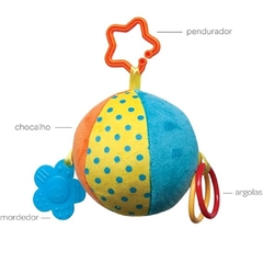 BOLA PLUSH COM MORDEDOR - BUBA TOYS - 000640 - comprar online