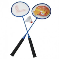 RAQUETE DE BADMINTON COM 2 PECAS MAIS PETECA CONVOY SPORT COLORS NA REDE YINS (AC) - 001240