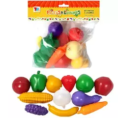 KIT COZINHA INFANTIL COM FRUTAS / LEGUMES 12 PECAS NA SOLAPA - TOY MASTER (AC) - 006481 na internet