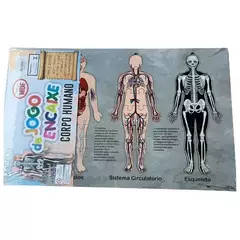 QUEBRA-CABECA CORPO HUMANO DE MADEIRA MDF COM 36 PECAS 42,5X26,5CM - GRUPO CONECTA (AC) - 209987 na internet