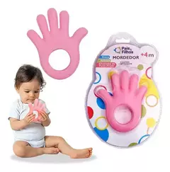 MORDEDOR MAOZINHA ROSA - FOR BABY - PAIS E FILHOS - 003810 na internet