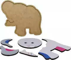 QUEBRA-CABECA ELEFANTE - 5 PECAS - GIROLA - 882707 na internet