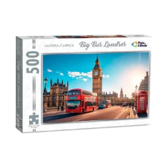 QUEBRA-CABECA 500 PECAS BIG BUS LONDRES - PAIS E FILHOS - 003031 - comprar online