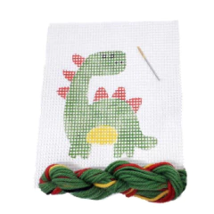 KIT BORDADO SIMPLES DINOSSAURO - KITS FOR KIDS - 008652