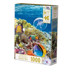 QUEBRA-CABECA OCEANO VIVO 1000 PECAS - PAIS E FILHOS - 001997