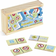 DOMINO TRANSITO - MDF 28 PC - CARLU - 002884 na internet