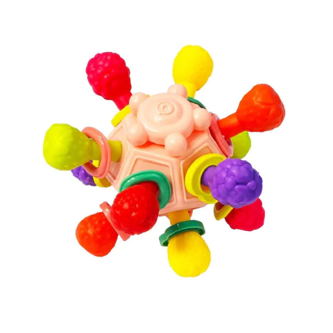 BOLINHA SENSORIAL ANATOMICA CORES SORTIDAS - TOY MIX - 002346