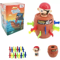 JOGO QUEBRA BARRIL SALTA PIRATA COM 16 ESPADAS 12X9CM NA CAIXA - WELLMIX (AC) - 001526 na internet