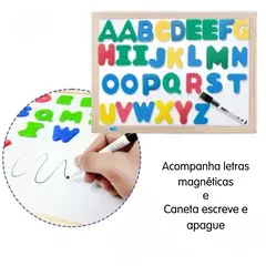 LOUSA ABC MAGNETICA DUPLA FACE 40X30 - CORTIARTE - 005488 na internet