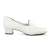 MOCASSIM BRANCO DE COURO PRIMOR EXÉRCITO SALTO 3 CM