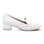 MOCASSIM BRANCO VERNIZ SALTO 3CM PICCADILLY