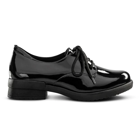SAPATO SOCIAL DE CADARÇO PRETO VERNIZ PICCADILLY MARINHA - comprar online