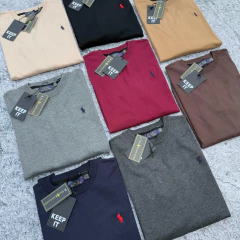 SWEATER CLASICO POLO GRIS - MAVA