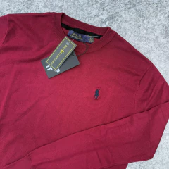 SWEATER CLASICO POLO BORDO - comprar online