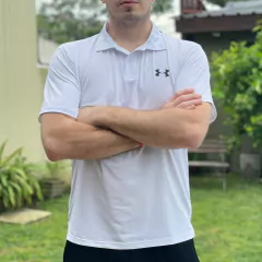 CHOMBA UA PERFORMANCE BLANCO