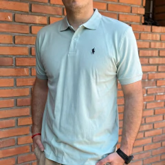 CHOMBA PIQUE POLO VERDE AGUA - tienda online