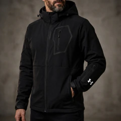CAMPERA SOFTSHELL RIVAL FLEECE UA - MAVA