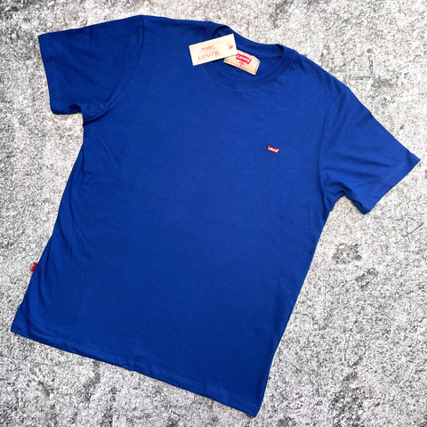 REMERA CLASSIC BORDADO AZUL FRANCIA