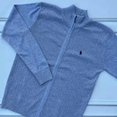 CARDIGAN TRAMADO GRIS en internet