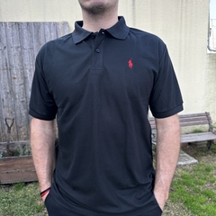 CHOMBA PIQUE POLO NEGRO - comprar online