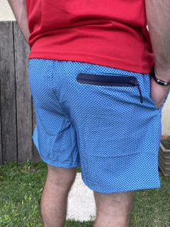 SHORT POLO SPANDEX CELESTE en internet