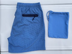 SHORT POLO SPANDEX CELESTE - tienda online