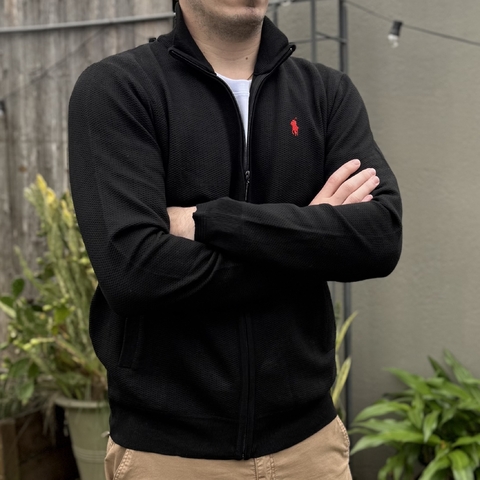 CARDIGAN POLO 4741 NEGRO - comprar online