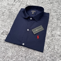 CAMISA POLO CLASICA AZUL OSCURO - MAVA