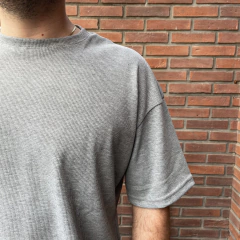 REMERA OVERSIZE PANAL GRIS en internet