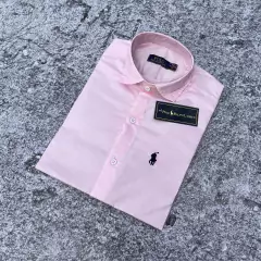 CAMISA POLO CLASICA ROSA