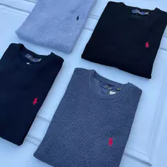 SWEATER POLO PANAL NEGRO - MAVA