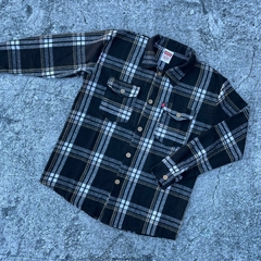 CAMISACO CUADRILLE NEGRO Y BLANCO