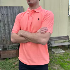 CHOMBA PIQUE POLO SALMON - comprar online