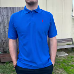 CHOMBA PIQUE POLO AZUL FRANCIA